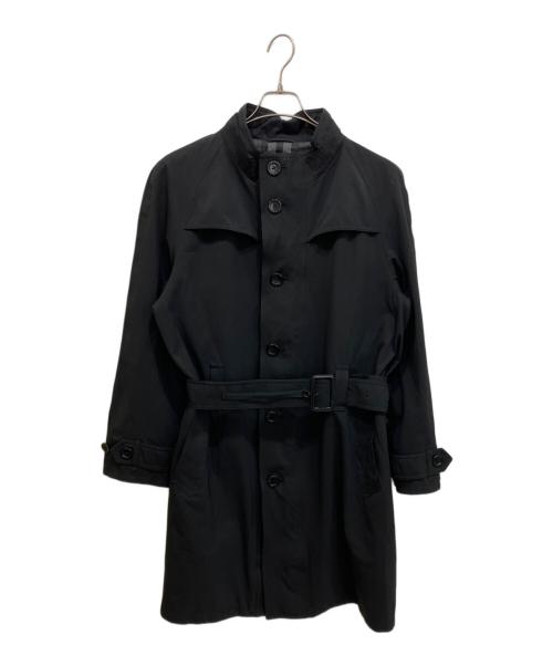 BURBERRY LONDON（バーバリーロンドン）BURBERRY LONDON (バーバリーロンドン) スタンドカラーコート ブラック サイズ:XLの古着・服飾アイテム