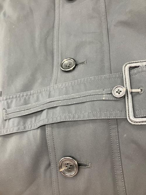 BURBERRY LONDON（バーバリーロンドン）BURBERRY LONDON (バーバリーロンドン) スタンドカラーコート ブラック サイズ:XLの古着・服飾アイテム