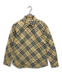 BURBERRY（バーバリー）の古着「コットンチェックシャツ」｜ベージュ