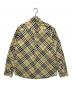 BURBERRY (バーバリー) コットンチェックシャツ ベージュ サイズ:L：22000円
