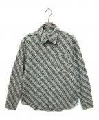 BURBERRYバーバリー）の古着「コットン バイアスチェックシャツ」｜ブルー