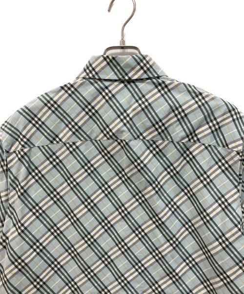 BURBERRY（バーバリー）BURBERRY (バーバリー) コットン バイアスチェックシャツ ブルー サイズ:Ｍの古着・服飾アイテム