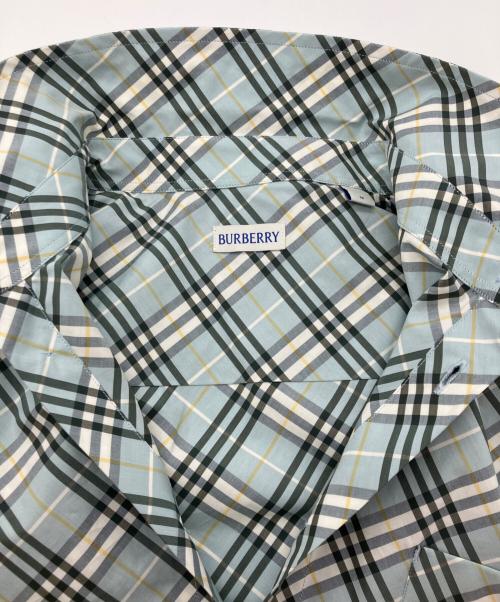 BURBERRY（バーバリー）BURBERRY (バーバリー) コットン バイアスチェックシャツ ブルー サイズ:Ｍの古着・服飾アイテム