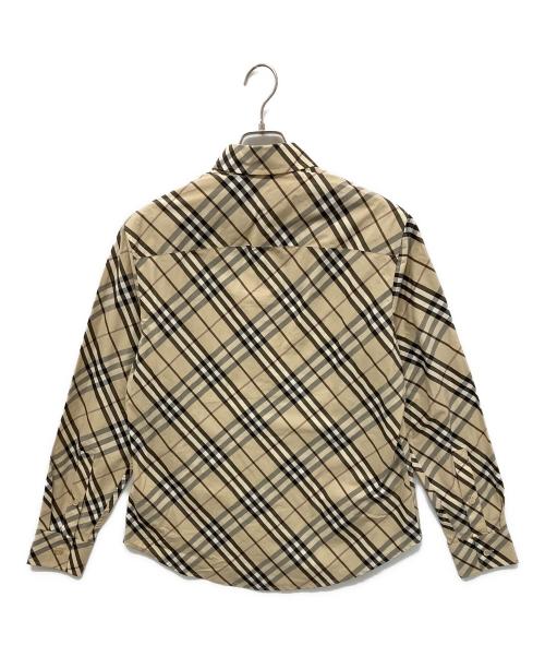 BURBERRY（バーバリー）BURBERRY (バーバリー) コットンチェックシャツ ベージュ×ブラウン サイズ:XSの古着・服飾アイテム