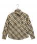 BURBERRY（バーバリー）の古着「コットンチェックシャツ」｜ベージュ×ブラウン