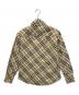 BURBERRY (バーバリー) コットンチェックシャツ ベージュ×ブラウン サイズ:XS：22000円