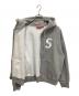 SUPREME (シュプリーム) 25AW S Logo Zip Up Hooded Sweatshirt ジップパーカー グレー サイズ:M：35000円