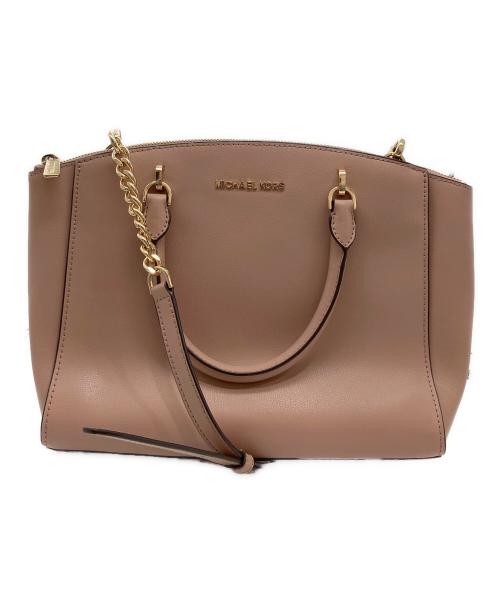 MICHAEL KORS（マイケルコース）MICHAEL KORS (マイケルコース) Ellis ラージ サッチェル2WAYバッグ ピンクの古着・服飾アイテム