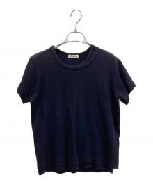 COMME des GARCONS（コムデギャルソン）の古着「レイヤード半袖カットソー」｜ネイビー