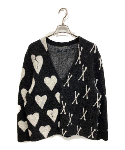 ALL SAINTS（オールセインツ）ALL SAINTS (オールセインツ) BONEBREAK CARDIGAN ブラック サイズ:Lの古着・服飾アイテム