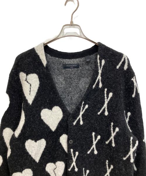 ALL SAINTS（オールセインツ）ALL SAINTS (オールセインツ) BONEBREAK CARDIGAN ブラック サイズ:Lの古着・服飾アイテム