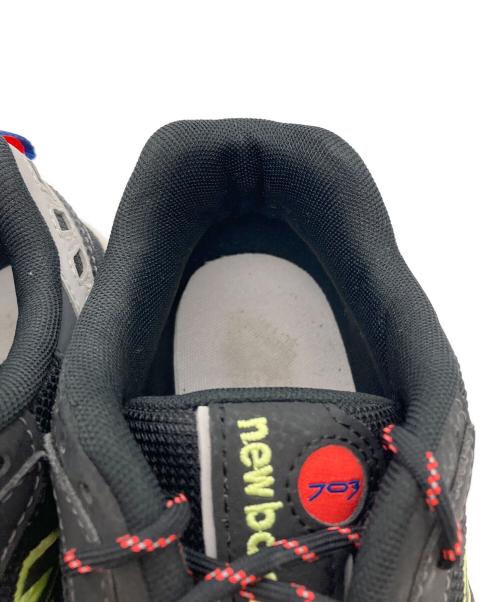 NEW BALANCE（ニューバランス）NEW BALANCE (ニューバランス) ローカットスニーカー ブラック×グレー サイズ:26.5の古着・服飾アイテム