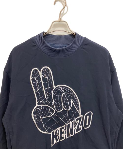 KENZO（ケンゾー）KENZO (ケンゾー) PEACE SIGN スウェット ネイビー サイズ:Lの古着・服飾アイテム