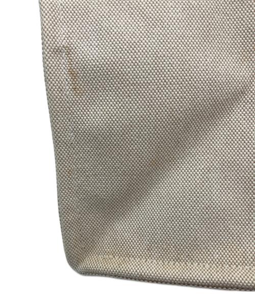 HERMES（エルメス）HERMES (エルメス) ボラボラGM キャンバス トートバッグ アイボリー×イエローの古着・服飾アイテム