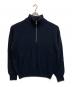 COMFORTABLE REASON（コンフォータブルリーズン）の古着「Harf Zip Knit」｜ネイビー