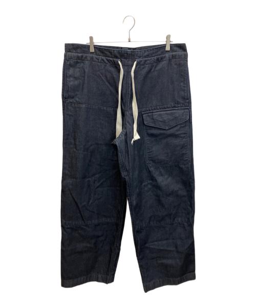 SUS-SOUS（シュス）SUS-SOUS (シュス) MK-1trousers インディゴ サイズ:9の古着・服飾アイテム