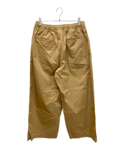 COMME des GARCONS HOMME（コムデギャルソン オム）COMME des GARCONS HOMME (コムデギャルソン オム) 綿ギャバ イージーパンツ ブラウン サイズ:Mの古着・服飾アイテム