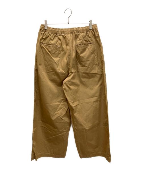 COMME des GARCONS HOMME（コムデギャルソン オム）COMME des GARCONS HOMME (コムデギャルソン オム) 綿ギャバ イージーパンツ ブラウン サイズ:Mの古着・服飾アイテム