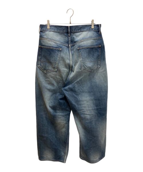 ANCELLM（アンセルム）ANCELLM (アンセルム) AGING WIDE 5P DENIM PANTS インディゴ サイズ:2の古着・服飾アイテム