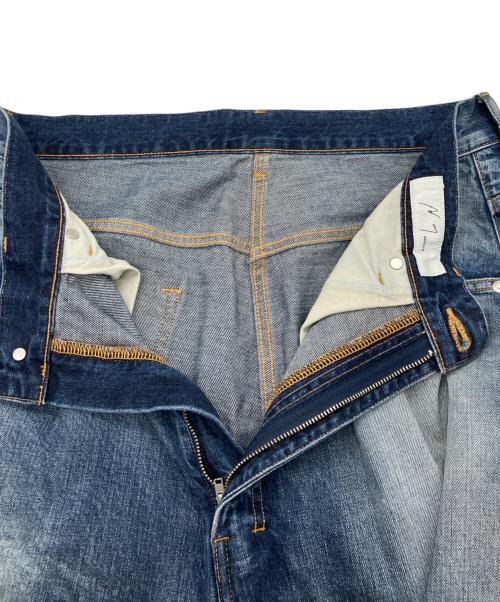 ANCELLM（アンセルム）ANCELLM (アンセルム) AGING WIDE 5P DENIM PANTS インディゴ サイズ:2の古着・服飾アイテム