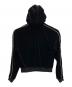 last nest (ラストネスト) Velvet Track Hoodie  ベロアジップパーカー ブラック サイズ:L：25000円