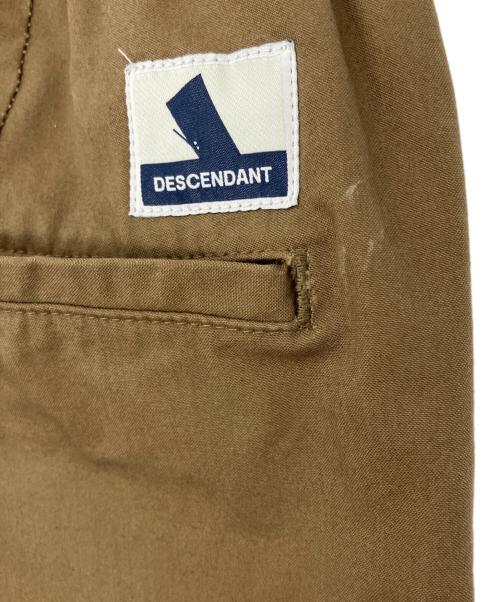 DESCENDANT（ディセンダント）DESCENDANT (ディセンダント) JANITOR OXFORD TROUSERS ブラウン サイズ:2の古着・服飾アイテム