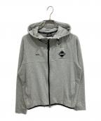 F.C.R.B.エフシーレアルブリストル）の古着「17SS VENTILATION HOODY ジップパーカー」｜グレー