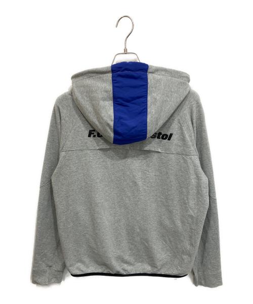 F.C.R.B.（エフシーレアルブリストル）F.C.R.B. (エフシーレアルブリストル) 17SS VENTILATION HOODY ジップパーカー グレー サイズ:XLの古着・服飾アイテム