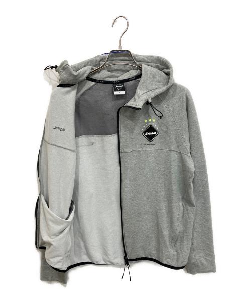 F.C.R.B.（エフシーレアルブリストル）F.C.R.B. (エフシーレアルブリストル) 17SS VENTILATION HOODY ジップパーカー グレー サイズ:XLの古着・服飾アイテム