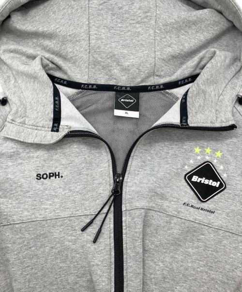 F.C.R.B.（エフシーレアルブリストル）F.C.R.B. (エフシーレアルブリストル) 17SS VENTILATION HOODY ジップパーカー グレー サイズ:XLの古着・服飾アイテム