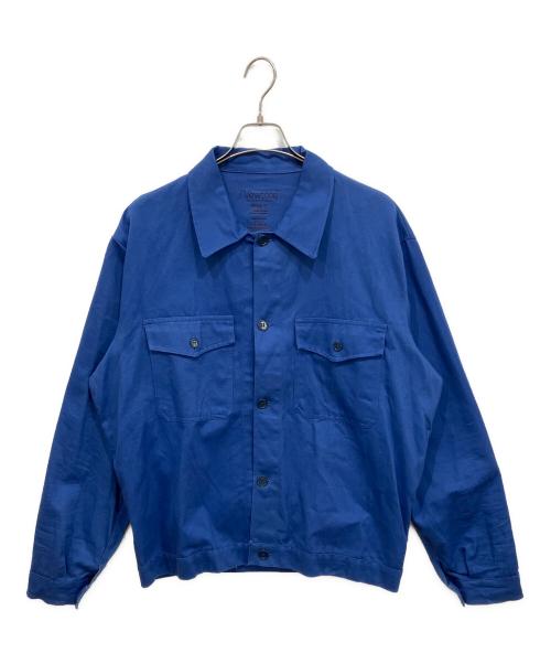 newtone（ニュートン）newtone (ニュートン) DEUXIEME CLASSE (ドゥーズィエム クラス) バックプリントブルゾンジャケット ブルー サイズ:Uの古着・服飾アイテム