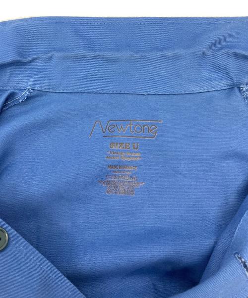 newtone（ニュートン）newtone (ニュートン) DEUXIEME CLASSE (ドゥーズィエム クラス) バックプリントブルゾンジャケット ブルー サイズ:Uの古着・服飾アイテム