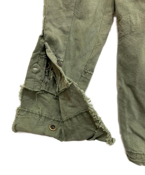 GREG LAUREN（グレッグローレン）GREG LAUREN (グレッグローレン) ARMY TENT STUDIO SHIRT ミリタリーシャツ オリーブ サイズ:1の古着・服飾アイテム