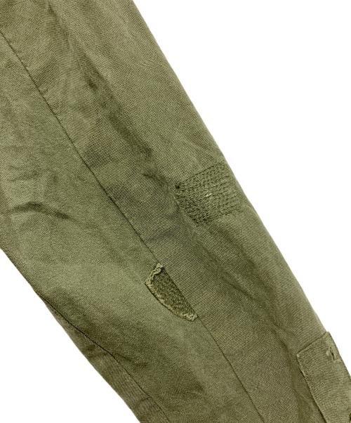 GREG LAUREN（グレッグローレン）GREG LAUREN (グレッグローレン) ARMY TENT STUDIO SHIRT ミリタリーシャツ オリーブ サイズ:1の古着・服飾アイテム