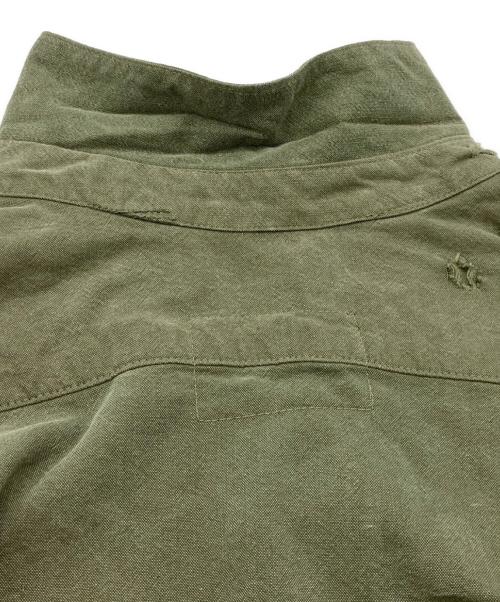 GREG LAUREN（グレッグローレン）GREG LAUREN (グレッグローレン) ARMY TENT STUDIO SHIRT ミリタリーシャツ オリーブ サイズ:1の古着・服飾アイテム