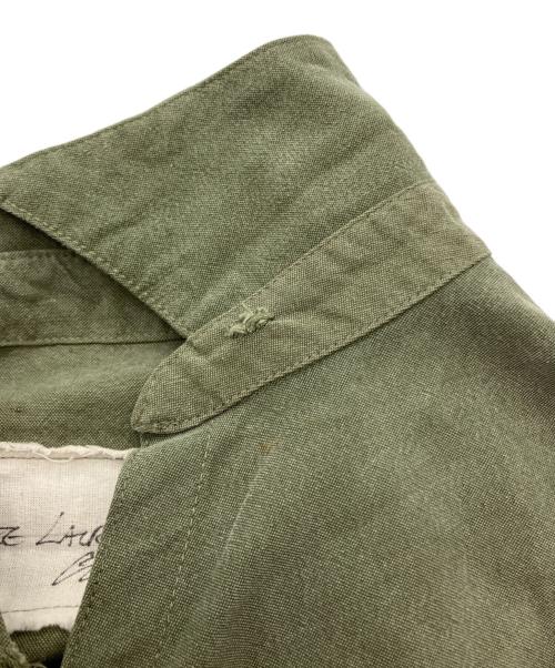 GREG LAUREN（グレッグローレン）GREG LAUREN (グレッグローレン) ARMY TENT STUDIO SHIRT ミリタリーシャツ オリーブ サイズ:1の古着・服飾アイテム