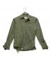 GREG LAUREN（グレッグローレン）の古着「ARMY TENT STUDIO SHIRT ミリタリーシャツ」｜オリーブ