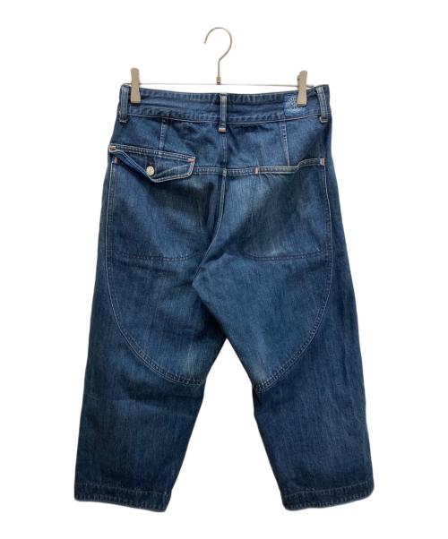 Porter Classic（ポータークラシック）Porter Classic (ポータークラシック) ワイドデニムパンツ ブルー サイズ:Sの古着・服飾アイテム