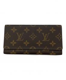 LOUIS VUITTON（ルイ ヴィトン）の古着「ポルトフォイユ3カルトクレディ 札入れ」｜ブラウン