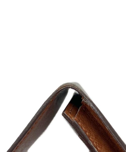 LOUIS VUITTON（ルイ ヴィトン）LOUIS VUITTON (ルイ ヴィトン) ポルトフォイユ3カルトクレディ 札入れ ブラウンの古着・服飾アイテム