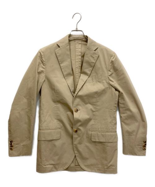 LARDINI（ラルディーニ）LARDINI (ラルディーニ) コットン テーラードジャケット ベージュ サイズ:44の古着・服飾アイテム