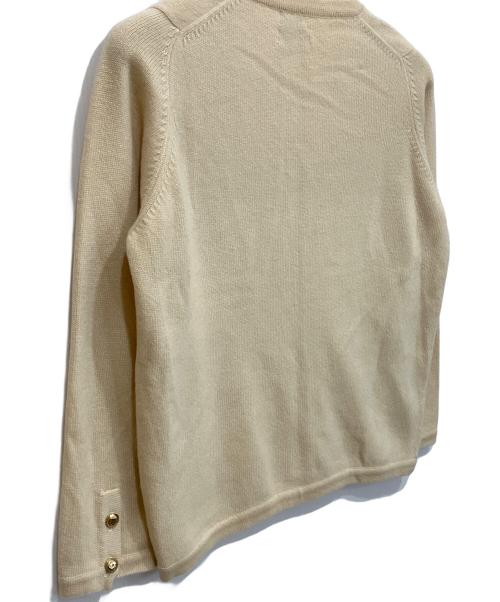 CHANEL（シャネル）CHANEL (シャネル) シャネルボタン カシミヤカーディガン ベージュ サイズ:不明の古着・服飾アイテム