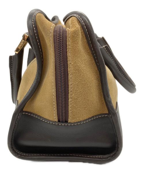 LOEWE（ロエベ）LOEWE (ロエベ) アマソナ28 スエードハンドバッグ ブラウンの古着・服飾アイテム