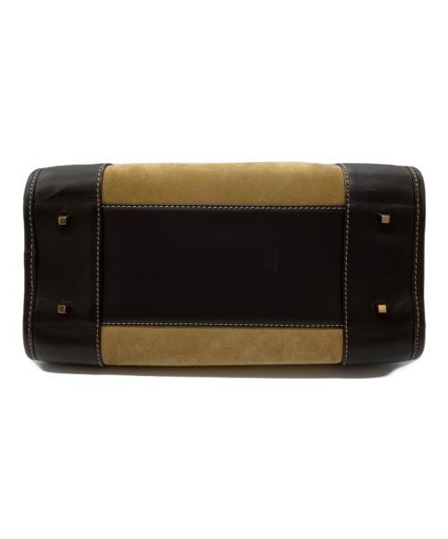 LOEWE（ロエベ）LOEWE (ロエベ) アマソナ28 スエードハンドバッグ ブラウンの古着・服飾アイテム