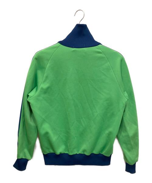 adidas（アディダス）adidas (アディダス) 80'sトラックジャケット グリーン×ネイビー サイズ:3号の古着・服飾アイテム