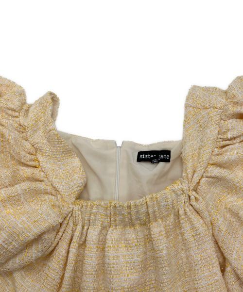 Sister Jane（シスタージェーン）Sister Jane (シスタージェーン) パフスリーブミニワンピース イエロー サイズ:Sの古着・服飾アイテム