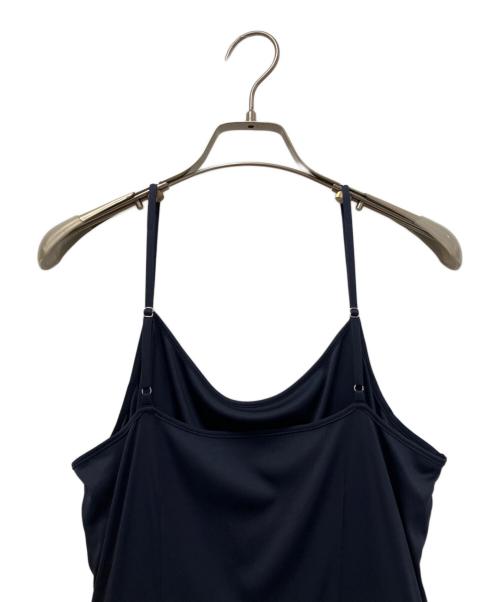 Snidel（スナイデル）Snidel (スナイデル) シアーイレヘムニットコンビワンピース ホワイト×ネイビー サイズ:1 未使用品の古着・服飾アイテム