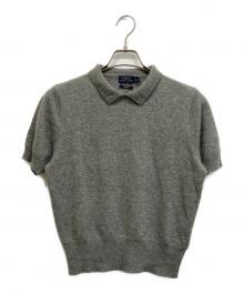 POLO RALPH LAUREN（ポロ・ラルフローレン）の古着「カシミヤ半袖ニット」｜グレー