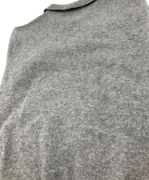 POLO RALPH LAUREN（ポロ・ラルフローレン）POLO RALPH LAUREN (ポロ・ラルフローレン) カシミヤ半袖ニット グレー サイズ:Lの古着・服飾アイテム