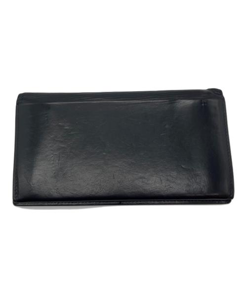 BOTTEGA VENETA（ボッテガベネタ）BOTTEGA VENETA (ボッテガベネタ) イントレチャート長財布 ブラックの古着・服飾アイテム
